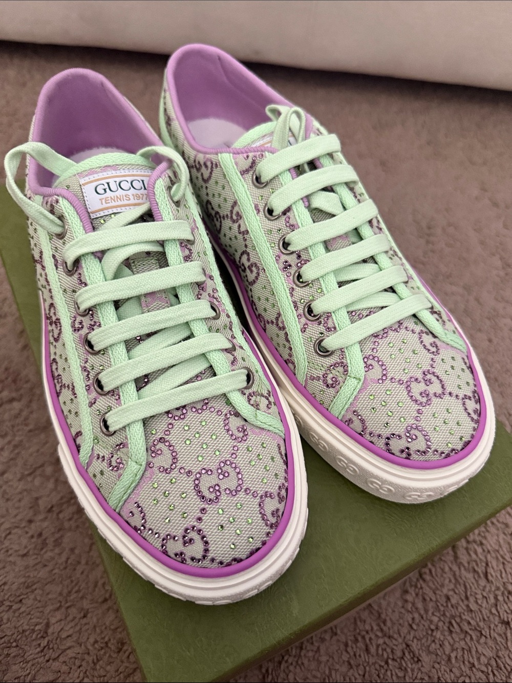 Gucci Tennis shoes brand new never worn box included
